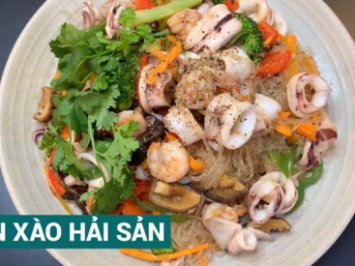 Bật Mí Cách Làm Miến Xào Hải Sản Đậm Đà Thơm Ngon