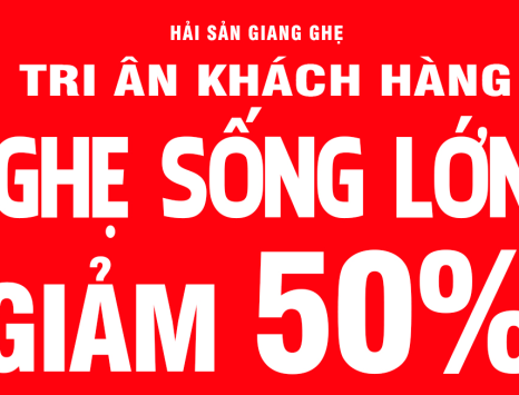 ĐẦU TUẦN SALE LỚN - GHẸ SỐNG GIẢM 50%