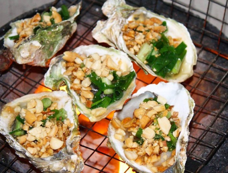 HÀO ĐÁ NƯỚNG MỠ HÀNH