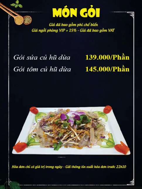 MÓN GỎI