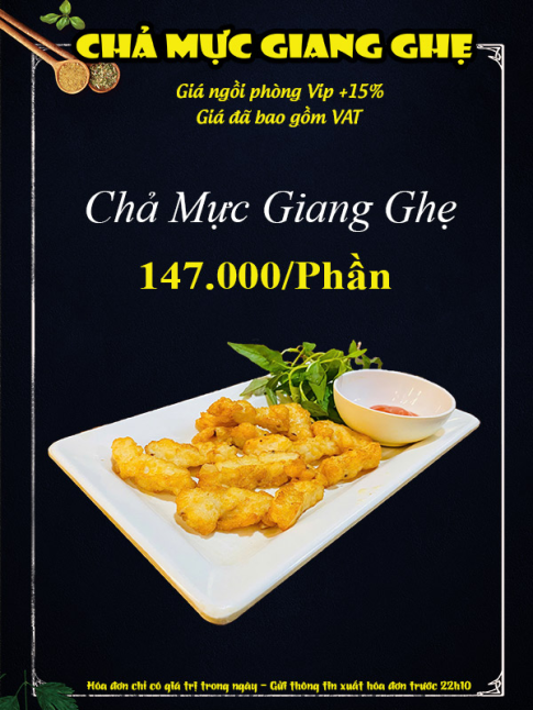CHẢ MỰC GIANG GHẸ
