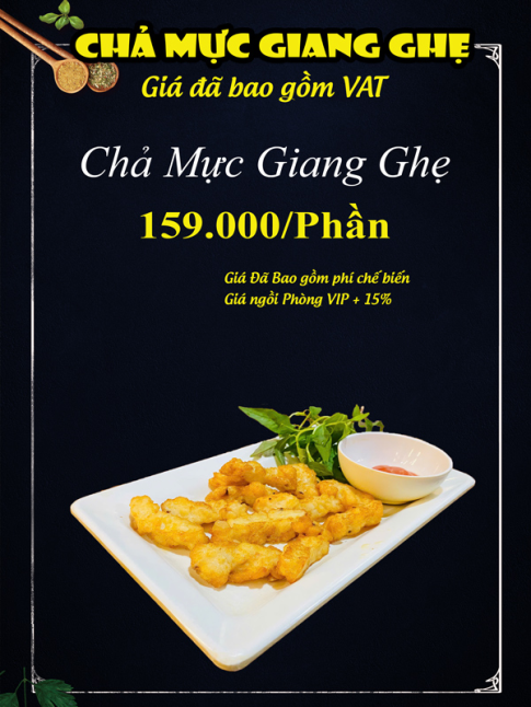 CHẢ MỰC GIANG GHẸ
