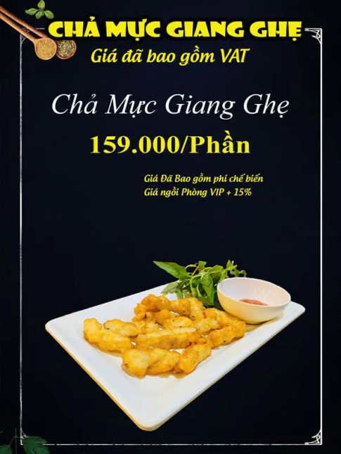 CHẢ MỰC GIANG GHẸ
