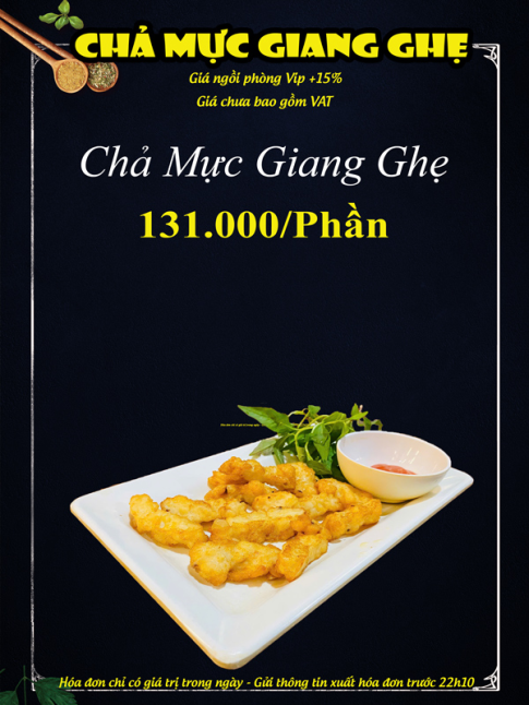 CHẢ MỰC GIANG GHẸ
