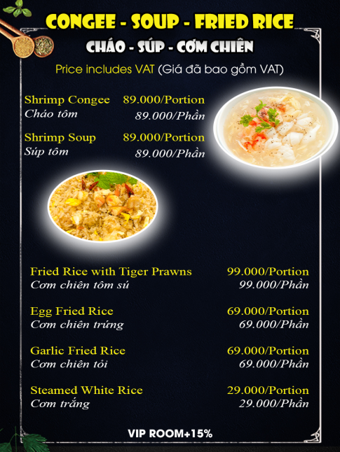 Cháo - Súp - Cơm