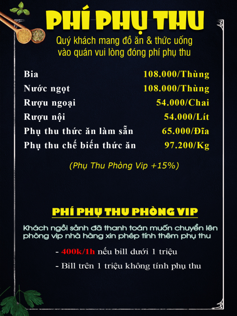 PHÍ PHỤ THU