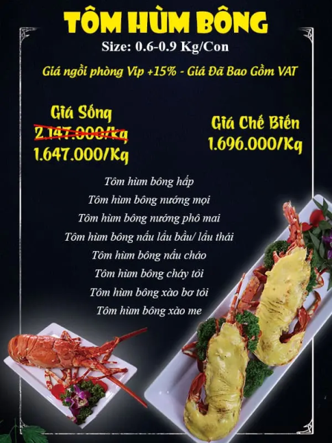 TÔM HÙM BÔNG