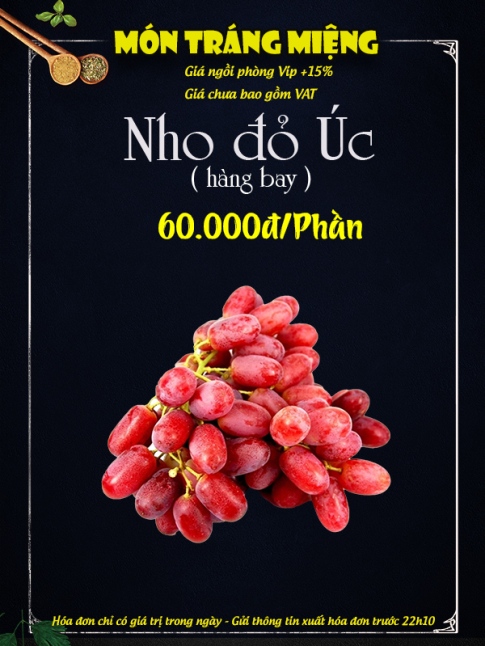 TRÁI CÂY TRÁNG MIỆNG