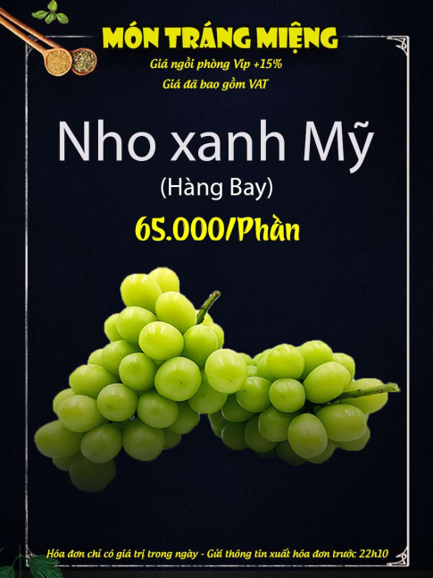 TRÁI CÂY TRÁNG MIỆNG