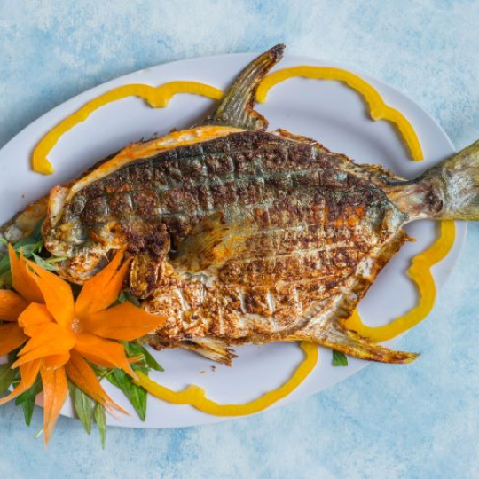 CÁ CHIM TRẮNG (Size: 0.8 - 1.5 Kg/Con) - Giá đã bao gồm VAT