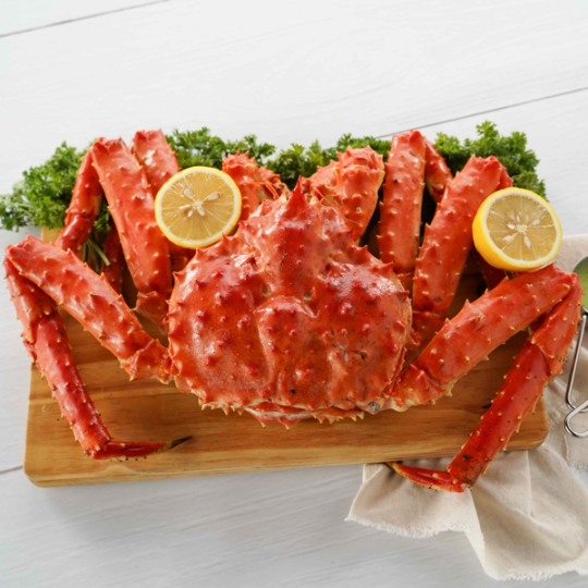 CUA HOÀNG ĐẾ (KING CRAB) (Size: 1.8 - 3.5 Kg/Con) - Giá đã bao gồm VAT