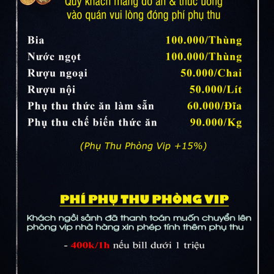PHÍ PHỤ THU