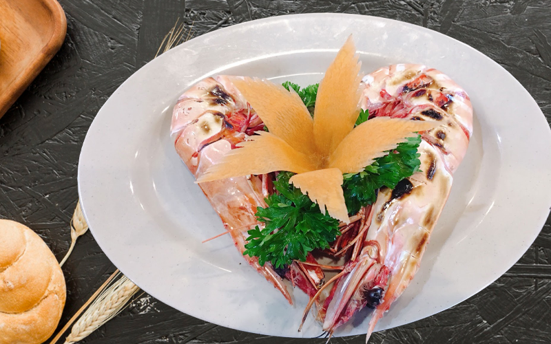 Tôm Sú Biển Nướng Mọi