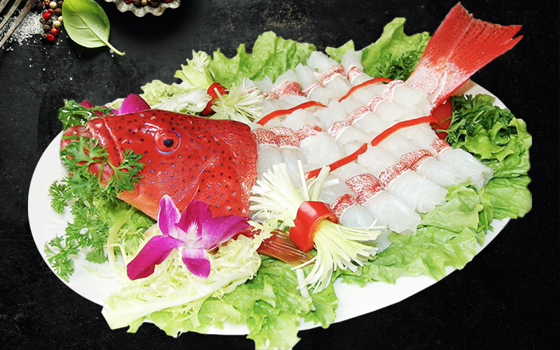 Cá Mú Đỏ Sashimi