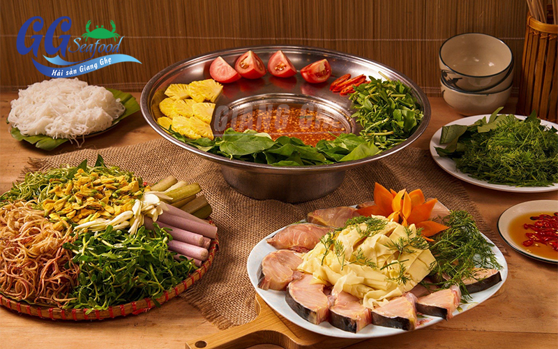 Cá Tầm nấu lẩu thái