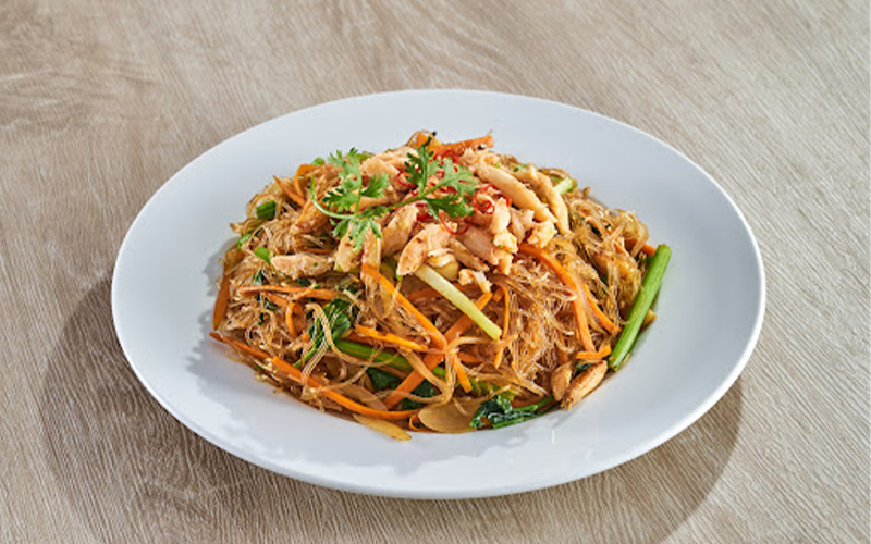 Miến xào ghẹ