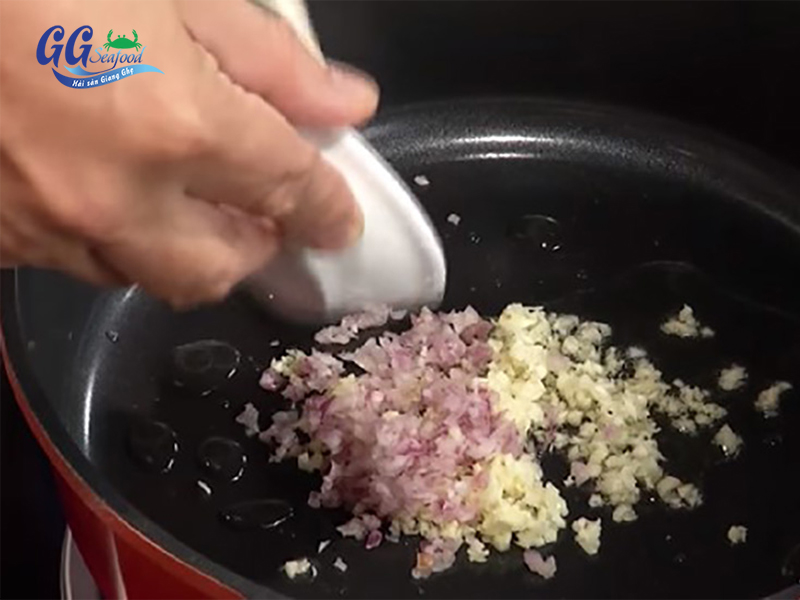 miến xào cua