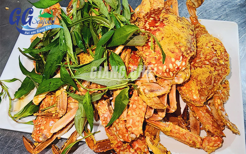Ghẹ xanh rang muối ớt