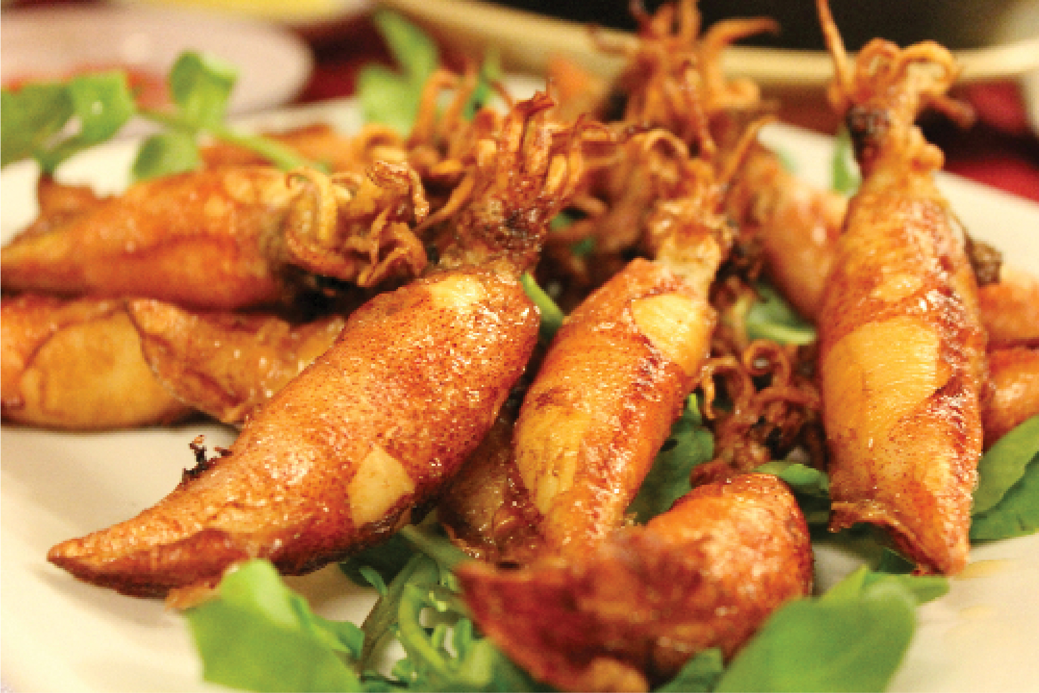 mực trứng chiên mắm