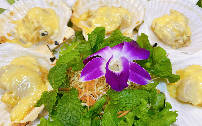 Sò điệp nướng phô mai