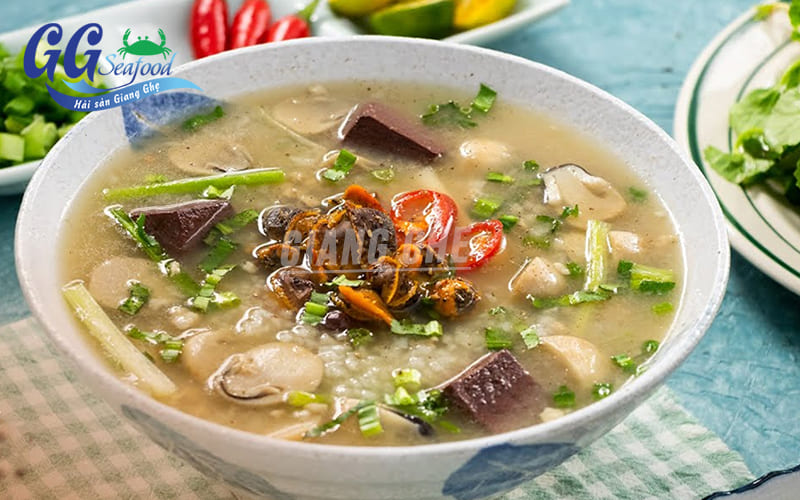 Món cháo sò huyết