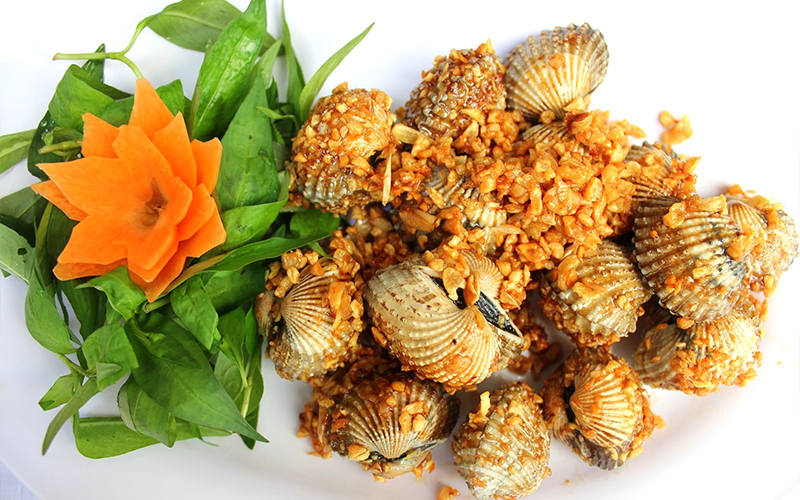 sò huyết cháy tỏi