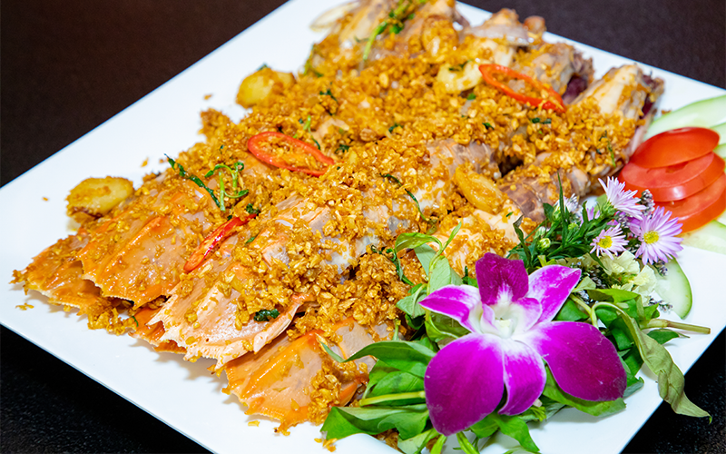 Tôm tích cháy tỏi
